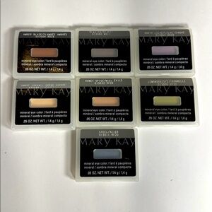 Mary Kay Mineral Eye Color Collection .05 oz/1.4g Lot of 7 Shades